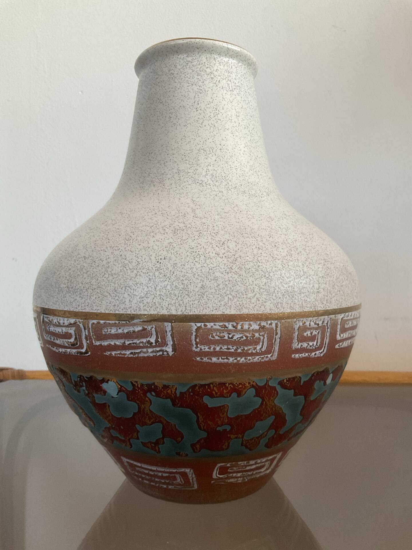 Vintage vase HÖHR ceramics Germany from the 50s-60s.