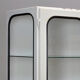 Glass & iron medical cabinet, 1970s
