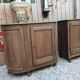 Enfilade - Paire de meuble à encoignure en chêne