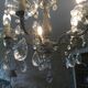 Antique chandelier with pendants