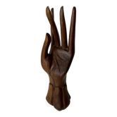 Wooden hand ring sizer