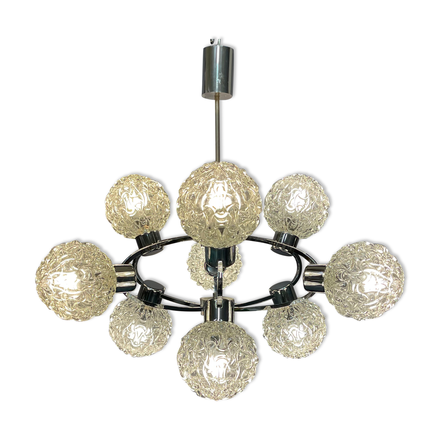 Chandelier of richard essig years 60/70 space age very good condition