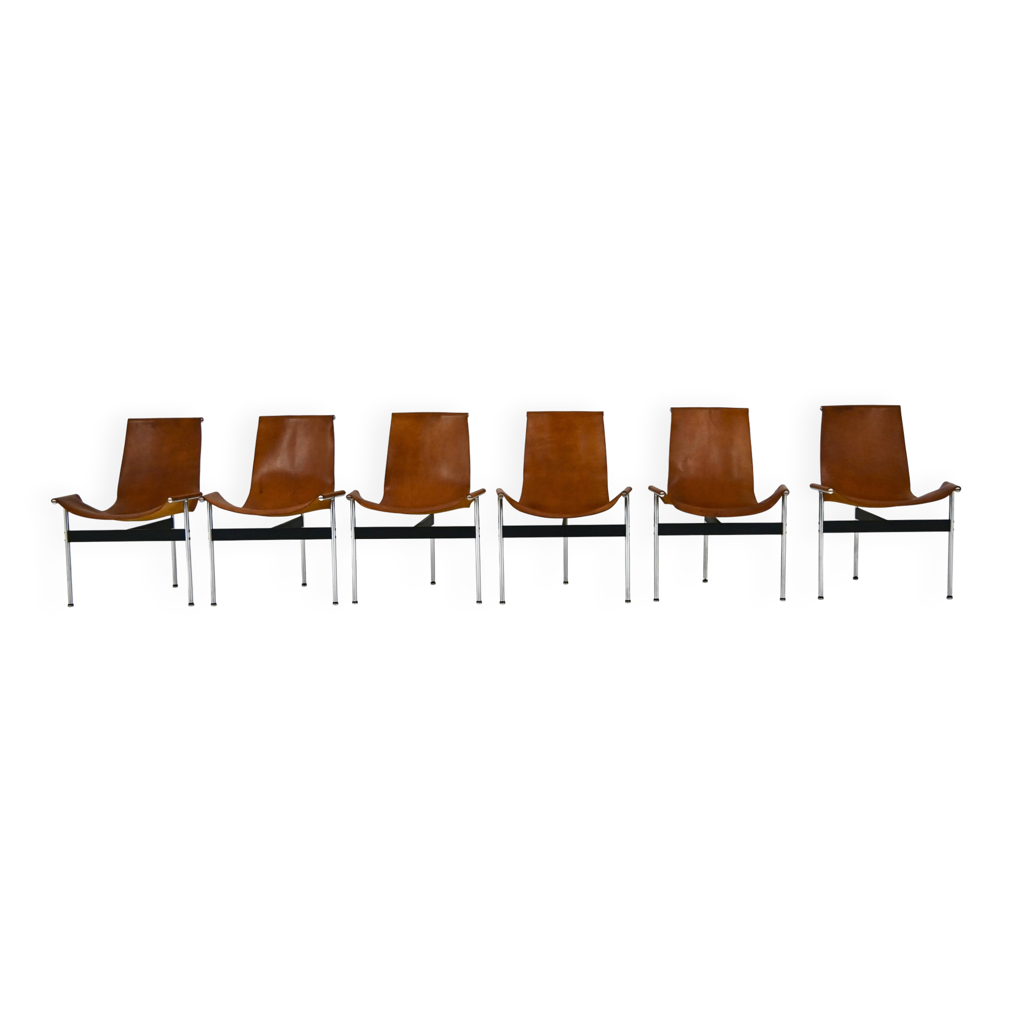Model 3LC T Chairs by William Katavolos for Laverne International, 1952