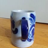 Mug tasse chope en grès au sel d’Alsace