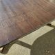 Round extendable wooden table - year 1960 - 110cm to 210cm