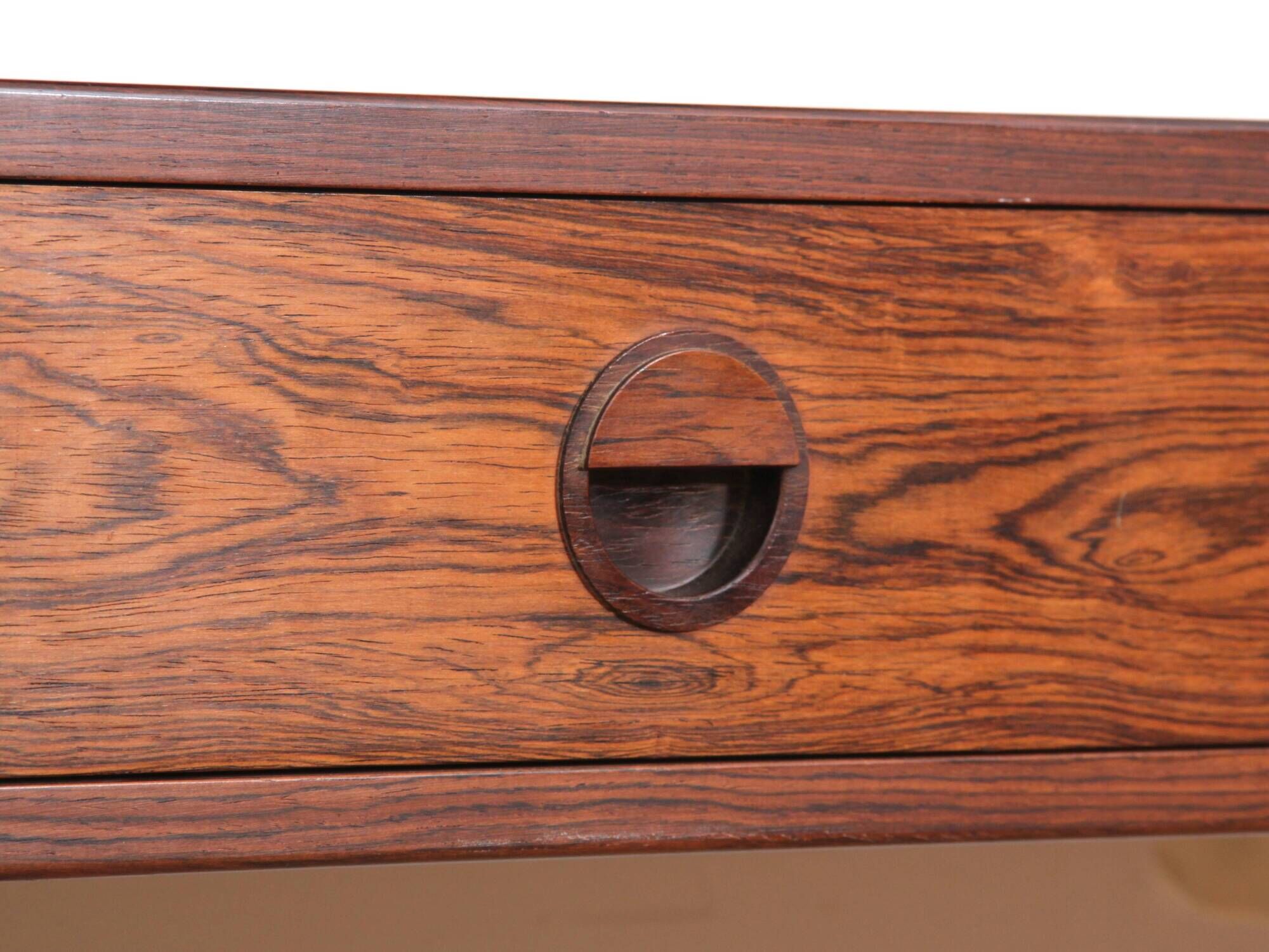 Scandinavian wall system in rosewood by Hansen & Guldborg