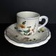 6 cups + saucers gien birds of paradise