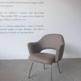 Eero Saarinen fabric armchairs
