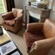 Roche Bobois leather armchair