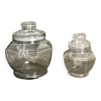 Set of 2 Bonbonnières (jar / pot)