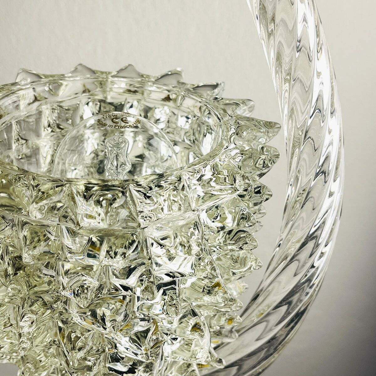 Lustre Lyre Murano by Ercole Barovier for Barovier and Toso, 1940s.