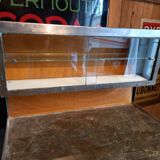 Antique metal medical cabinet