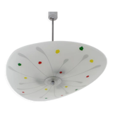 Mid-Century Glass Pendant / Napako, 1960's