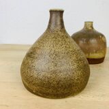 Pair of vintage stoneware vases