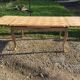 Louis XV style table in stripped and lightened oak