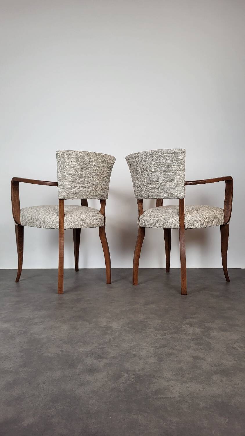 Paire de fauteuils bridge, 1950