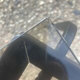 Modernist wrought iron side table
