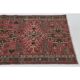 1970s Vintage Turkish Oushak Handmade Wool Cotton Pink Runner Rug 76x365