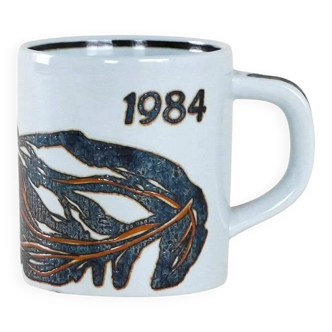 Porcelain mug, Danish design, 1984, manufacturer: Royal Copenhagen
