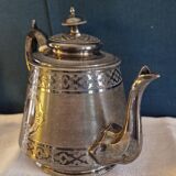 Silver metal coffee maker