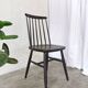 Vintage Black Beech Dining Chair: Ilmari Tapiovaara Style, Scandinavian