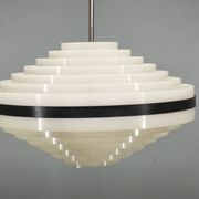 Paire de suspensions UFO space age tchèque, années 1960