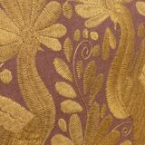 Hand-embroidered cushion