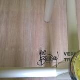 Glass end table “Yves Boutboul” - 1980s