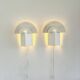 Large Geometric Model 6688 'No Neon' Wall Lamps By Olle Andersson For Boréns, Sweden 1980S