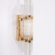 Crystal glass venini wall lamp, 1970s
