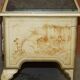 Chinoiserie Buffet with Marble Top in Chippendale Style