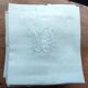 12 old napkins monogram MD