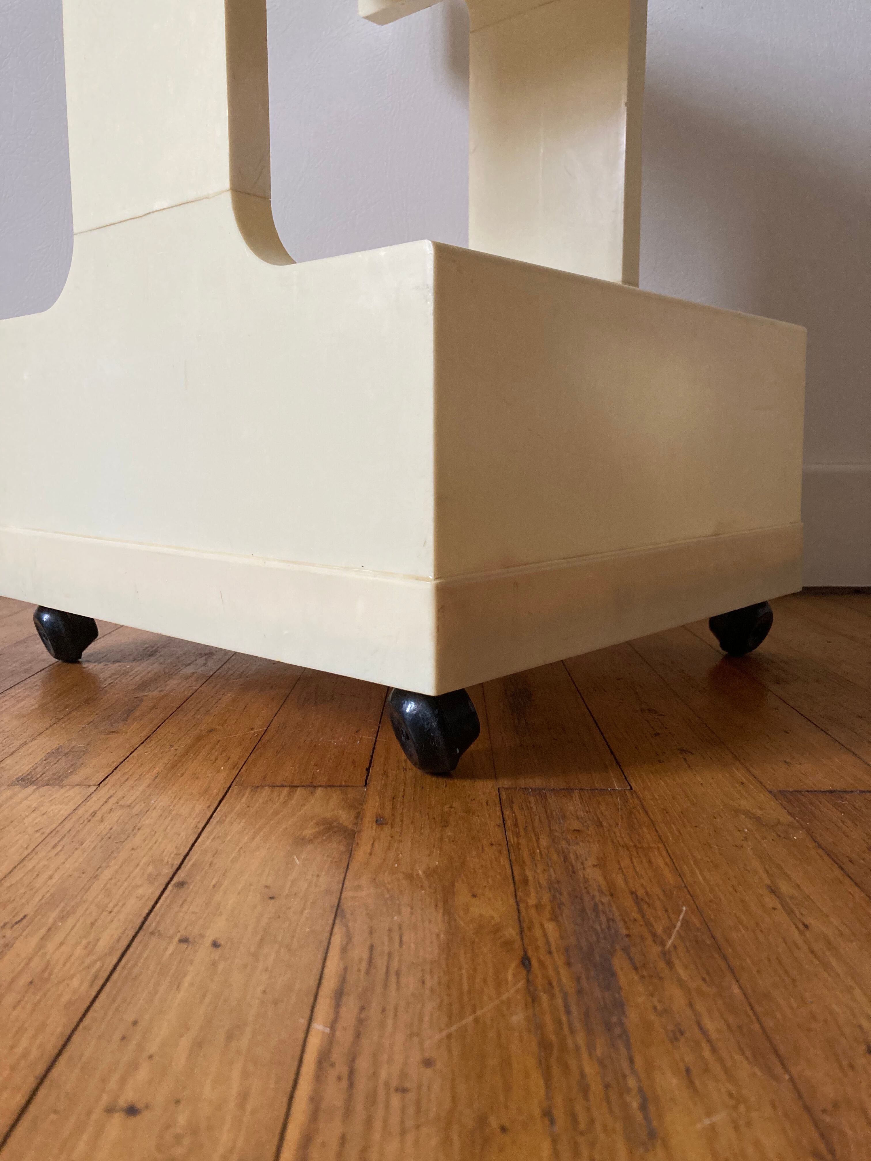 Vintage rolling table