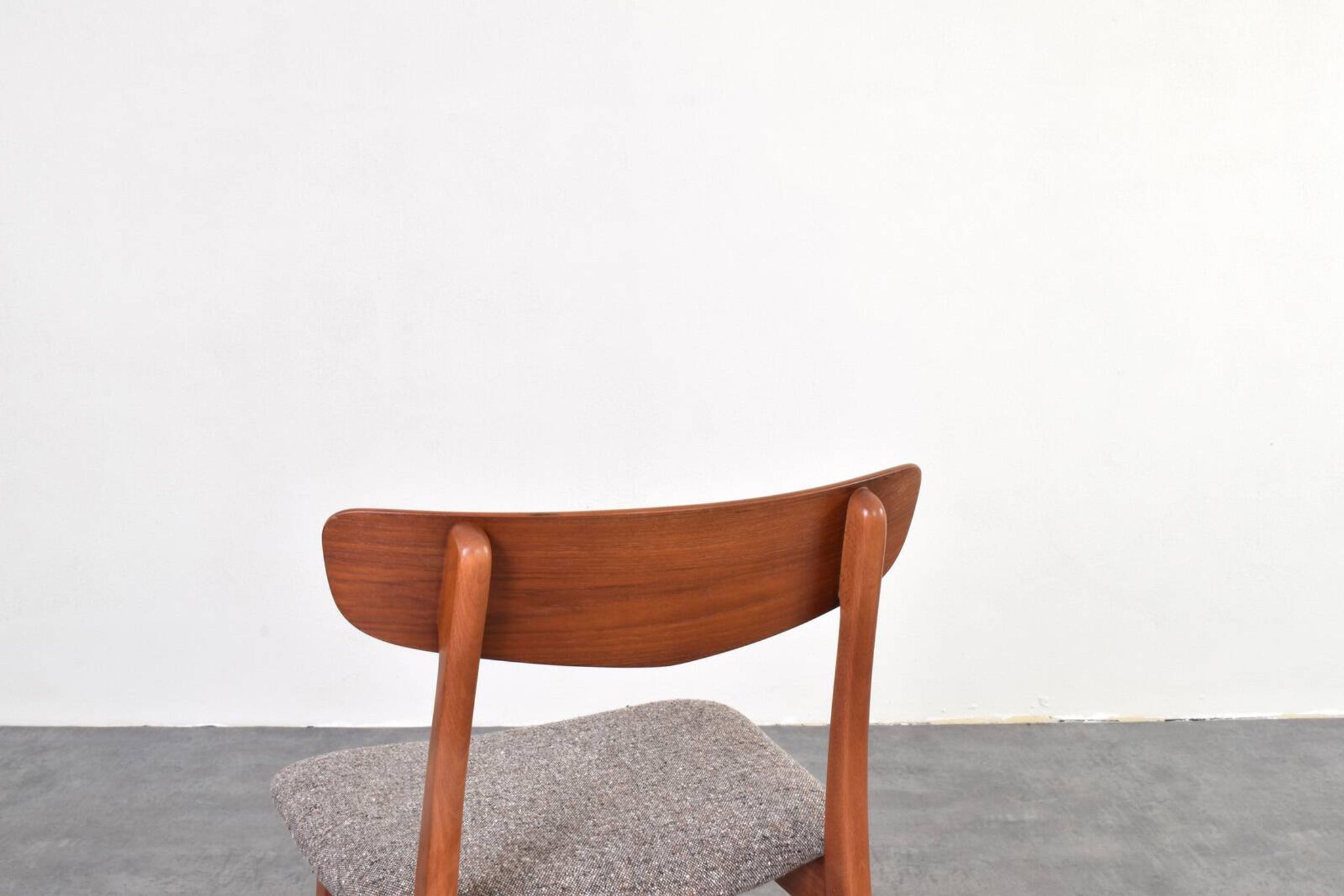 Mid-Century Danish Teak & Wool Dining Chairs from Farstrup, 1960s, Set of 4