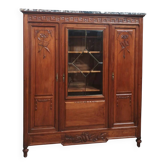 Louis XVI library in walnut