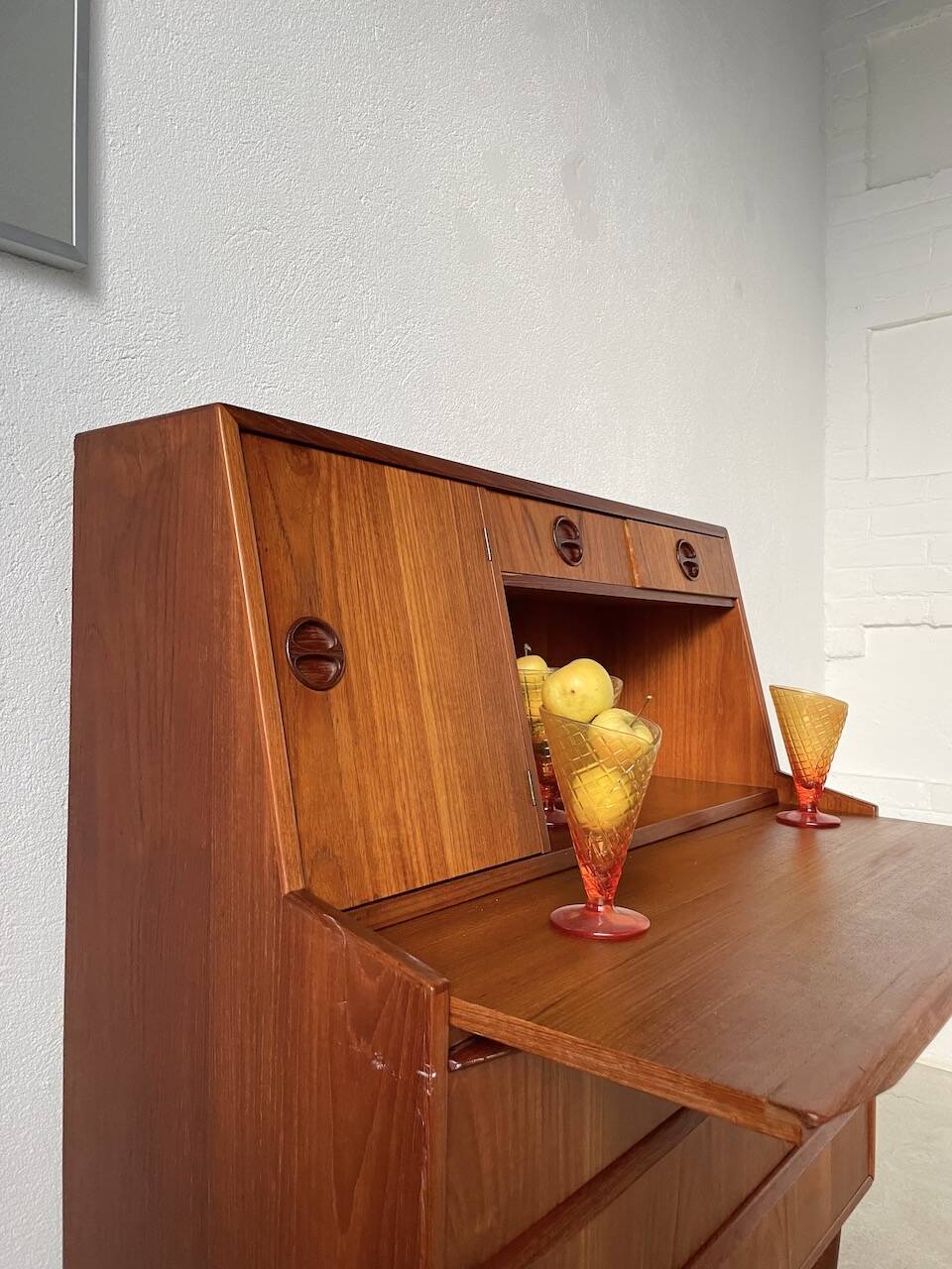 Danish teak secretary from the 60s