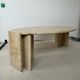 Travertine coffee table, Italian design of the 80s