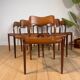 Set of 6 Model 71 chairs by Niels Otto Møller, 1960s