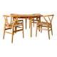 Table à manger Carl Hansen CH337 en chêne huilé