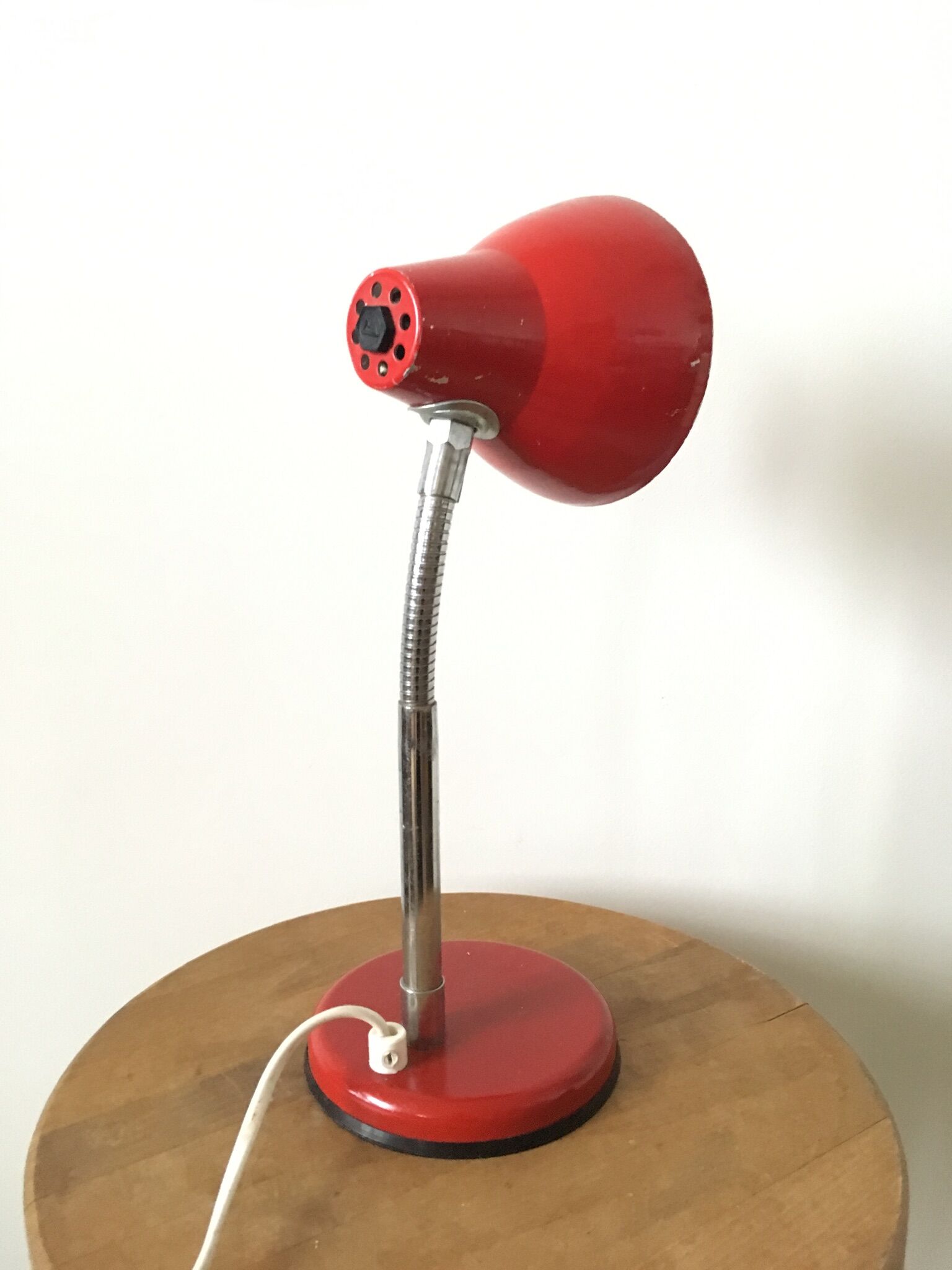 Small vintage casserole lamp