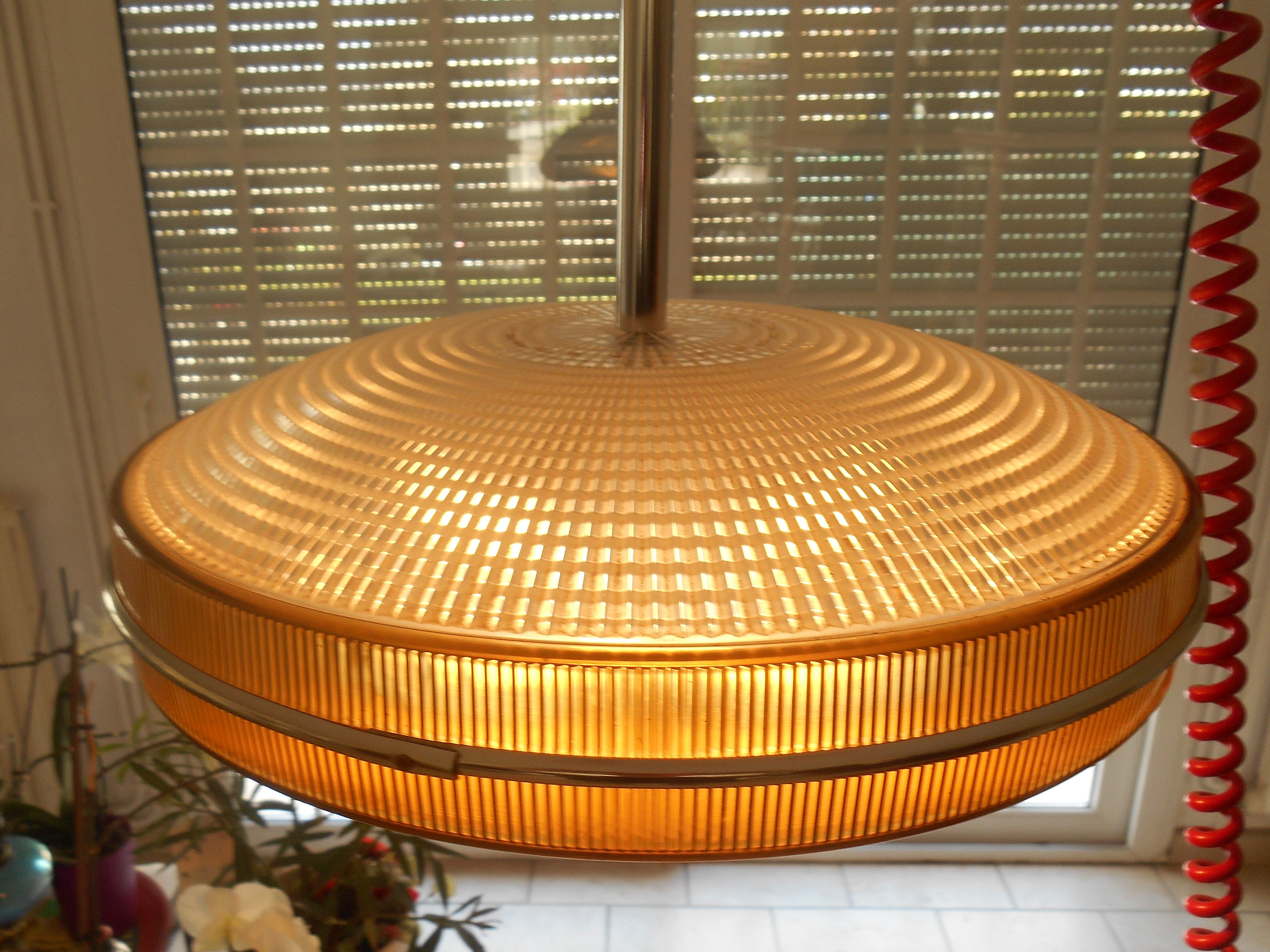 Old ufo hanging lamp