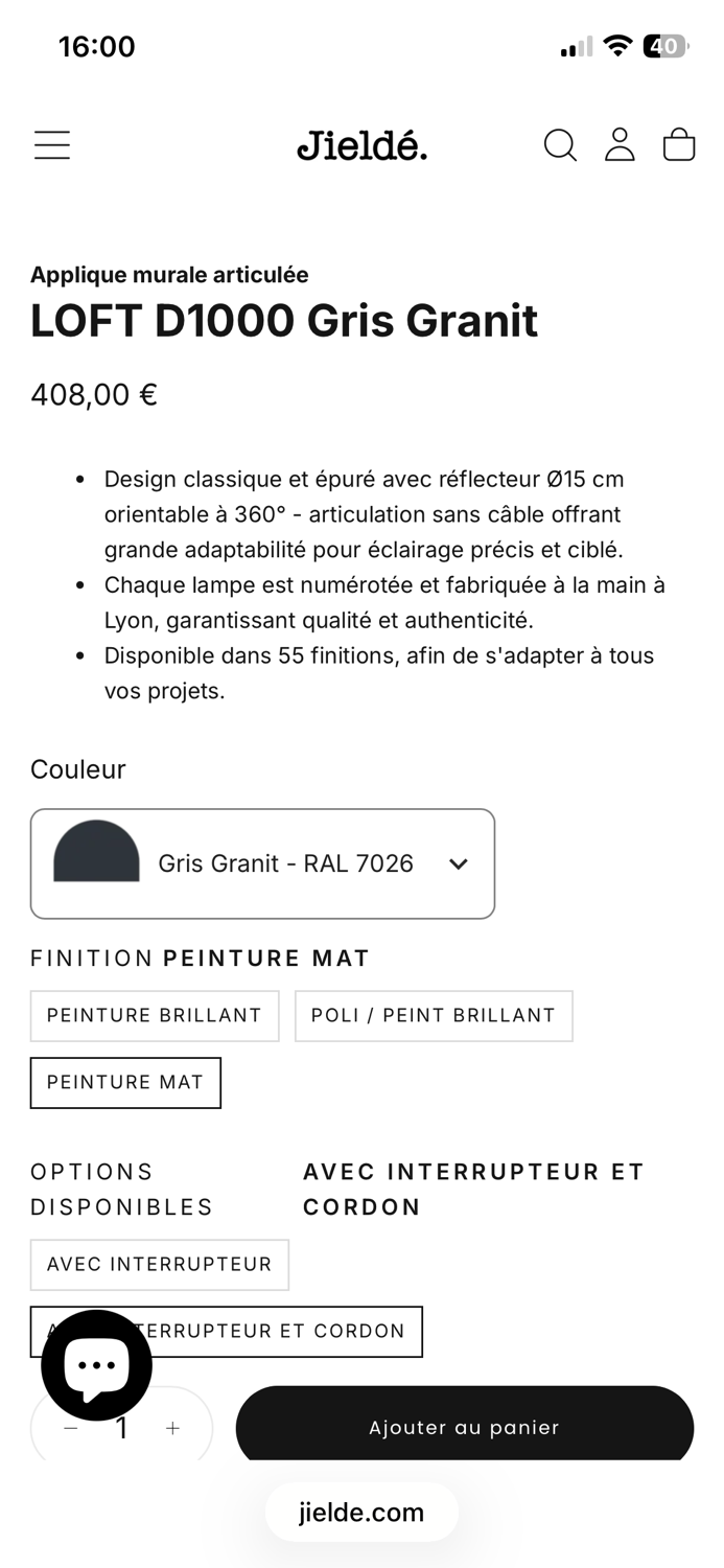 Loft Wall Light - Jielde