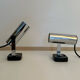 Paire d’appliques vintage orientable, chrome, italie 1970