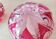 Val Saint Lambert red-lined crystal ashtray