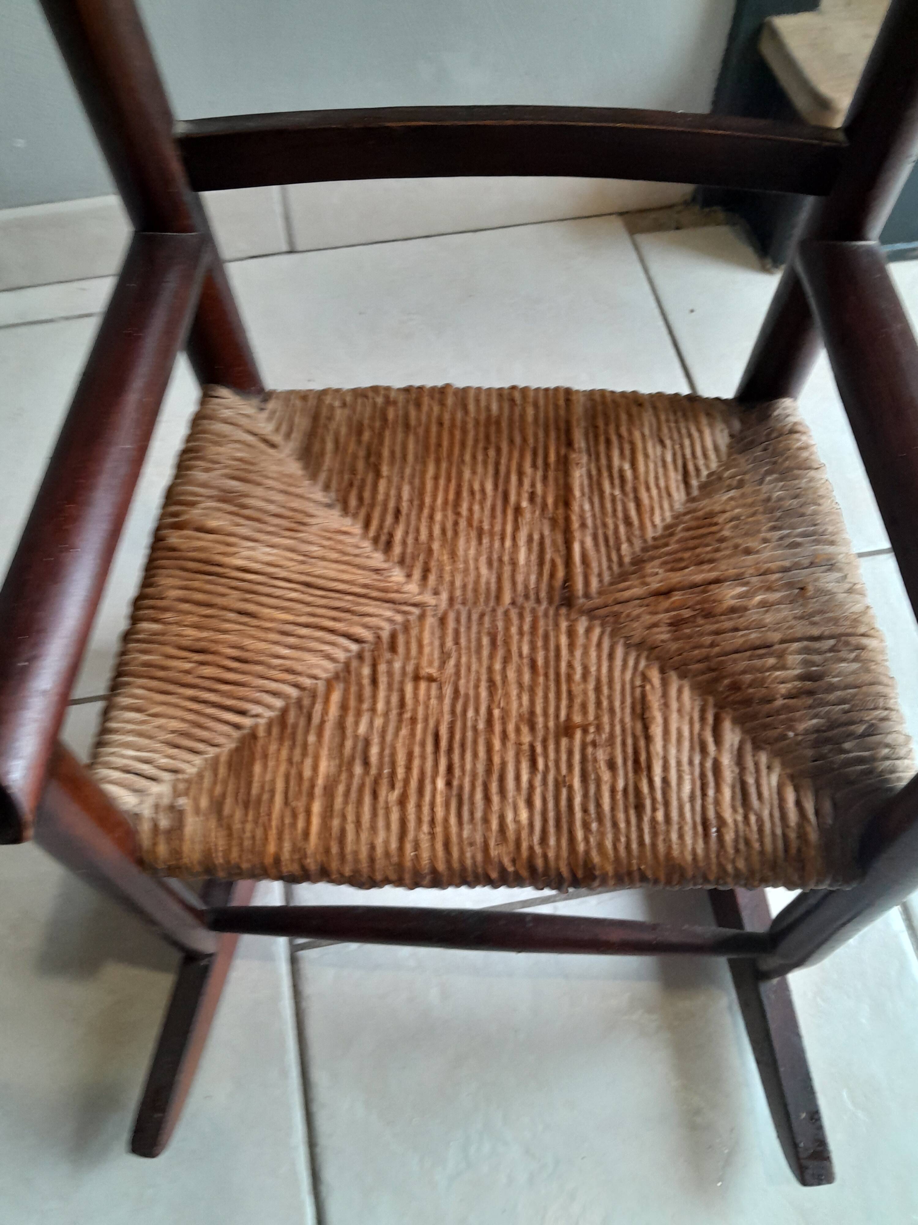 Vintage children's rocking chair from the 50s and 60s