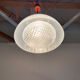 Mid-century plastic and glass pendant, czechoslovakia