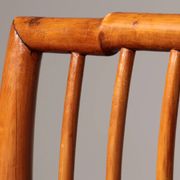 Rare Hongmu comb-back armchairs, hand-carved, late Qing dynasty, Asia