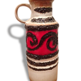 Vintage - red and black pottery-