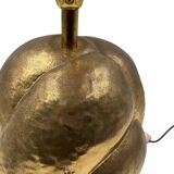 Organic modern brass table Lamp, Tommaso Barbi Italy 1970