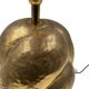 Organic modern brass table Lamp, Tommaso Barbi Italy 1970
